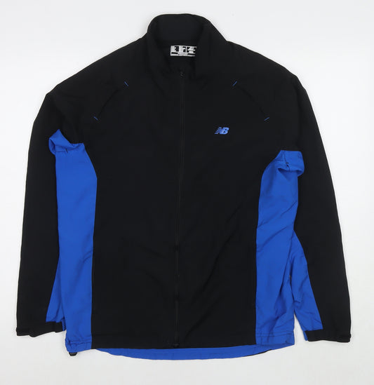 New Balance Mens Black Jacket Size M Zip