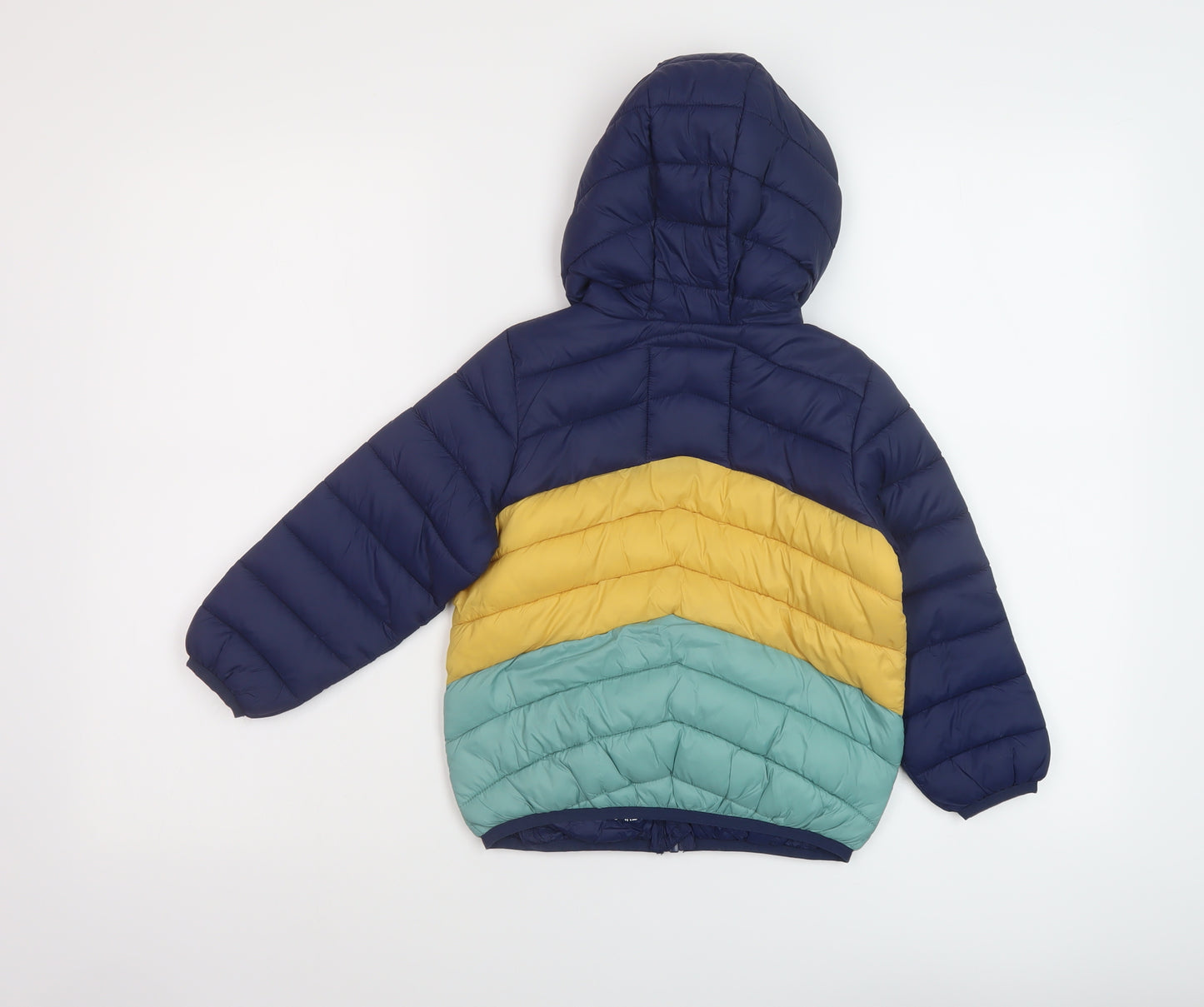 Marks and Spencer Boys Multicoloured Puffer Jacket Jacket Size 3-4 Years Zip