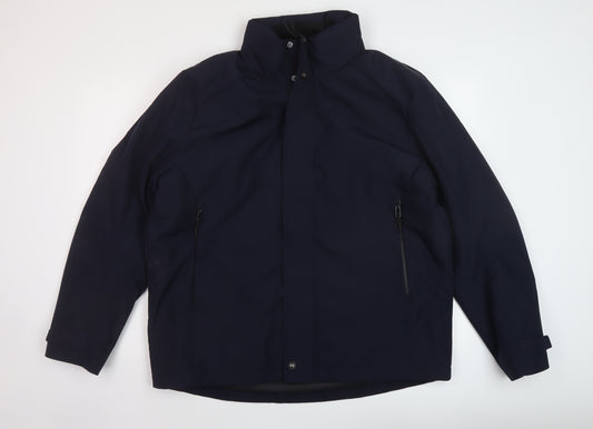 Marks and Spencer Mens Blue Jacket Size XL Zip