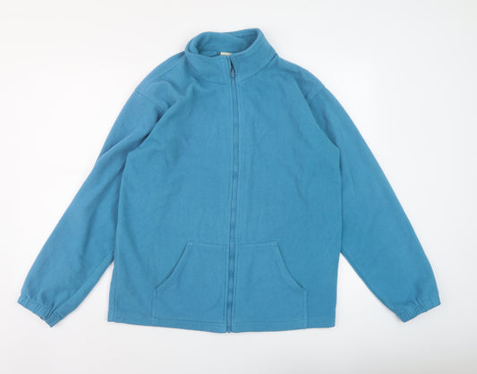 Cotton Traders Womens Blue Jacket Size M Zip