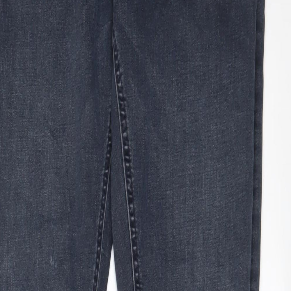 NEXT Mens Blue Cotton Skinny Jeans Size 32 in L35 in Regular Zip - Long Leg