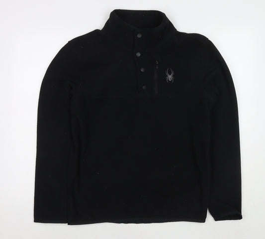 Spyder Mens Black Polyester Pullover Sweatshirt Size M