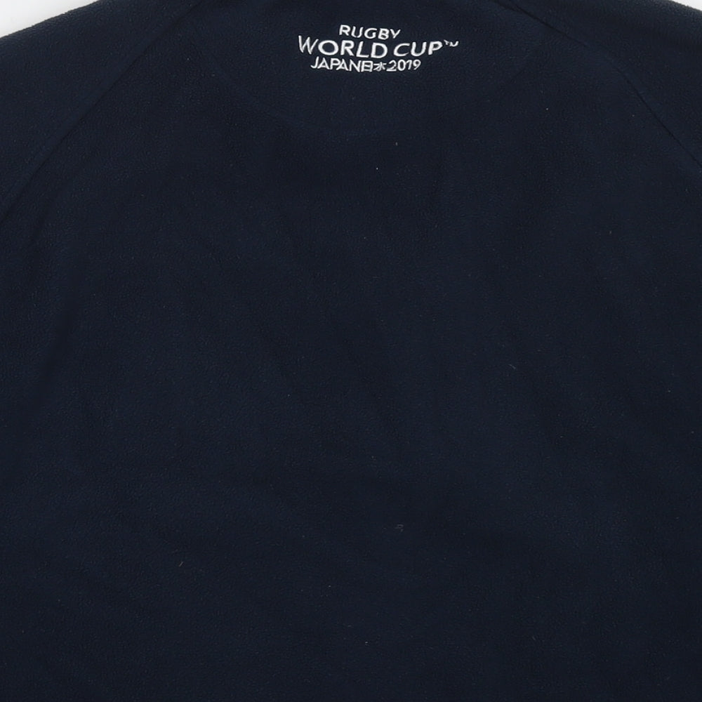 Rugby World Cup Mens Blue Polyester Pullover Sweatshirt Size M - England Rugby