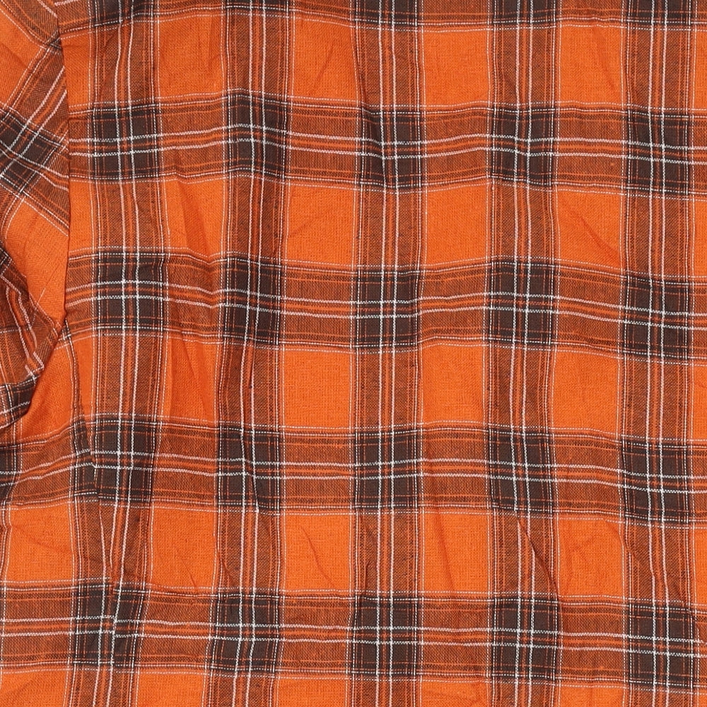 Alexon Womens Orange Plaid Jacket Blazer Size 18 Button