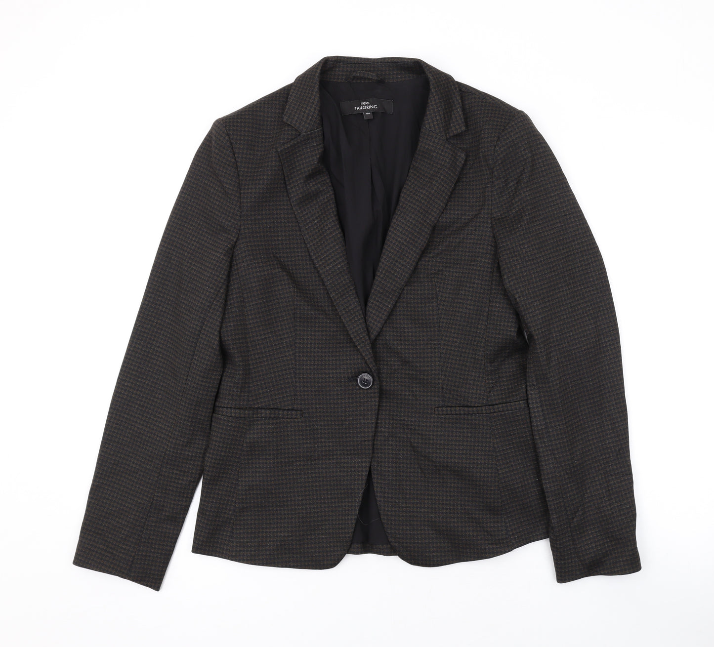 NEXT Womens Black Jacket Blazer Size 10 Button