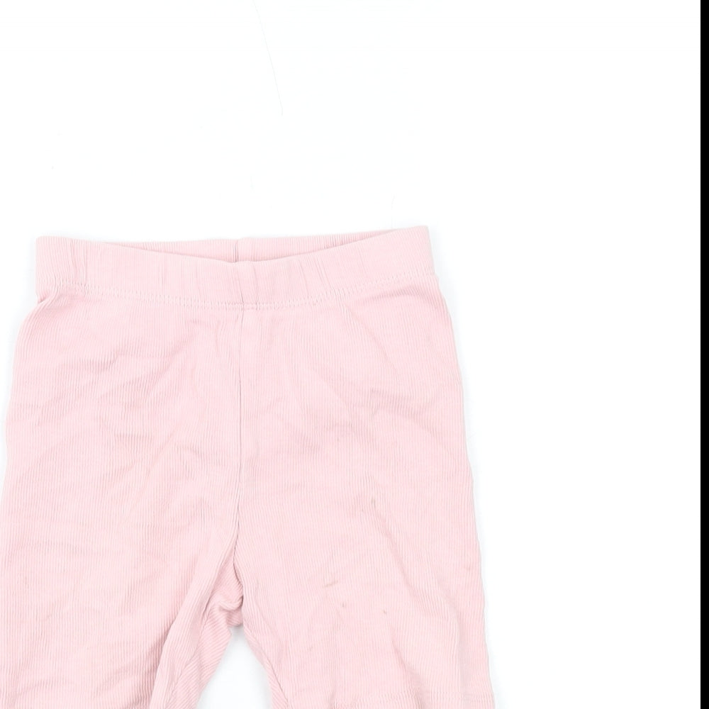 John Lewis Girls Pink Cotton Bermuda Shorts Size 4 Years L3 in Regular