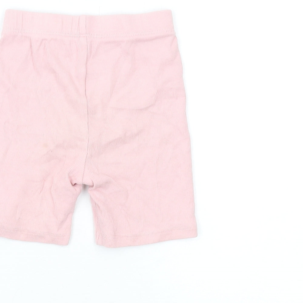 John Lewis Girls Pink Cotton Bermuda Shorts Size 4 Years L3 in Regular