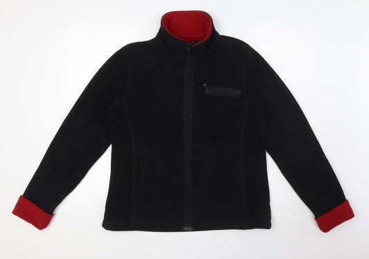 B.C.Clothing Mens Black Jacket Size M Zip - Zip Pocket