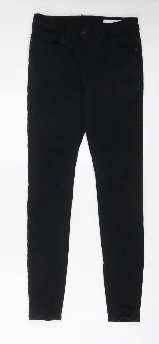 Denim & Co. Mens Black Cotton Skinny Jeans Size 28 in L32 in Regular Zip