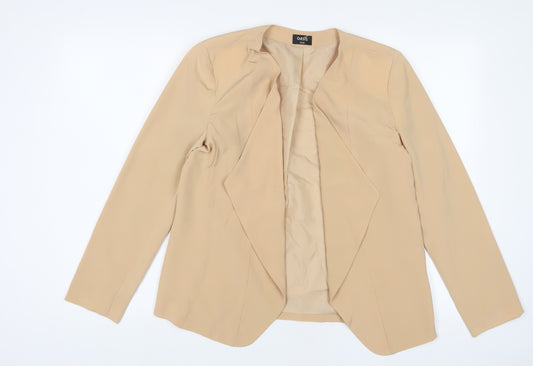 Oasis Womens Beige Jacket Blazer Size 10 - Open