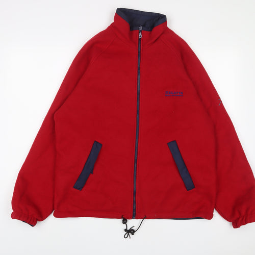 Regatta Mens Red Jacket Size L Zip - Reversible