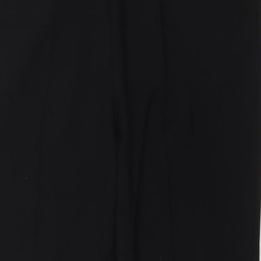 Bonmarché Womens Black Polyester Trousers Size 14 L26 in Regular