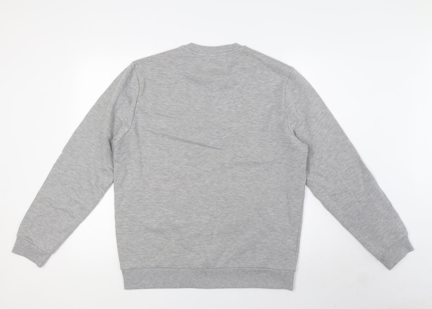 ASOS Mens Grey Cotton Pullover Sweatshirt Size M