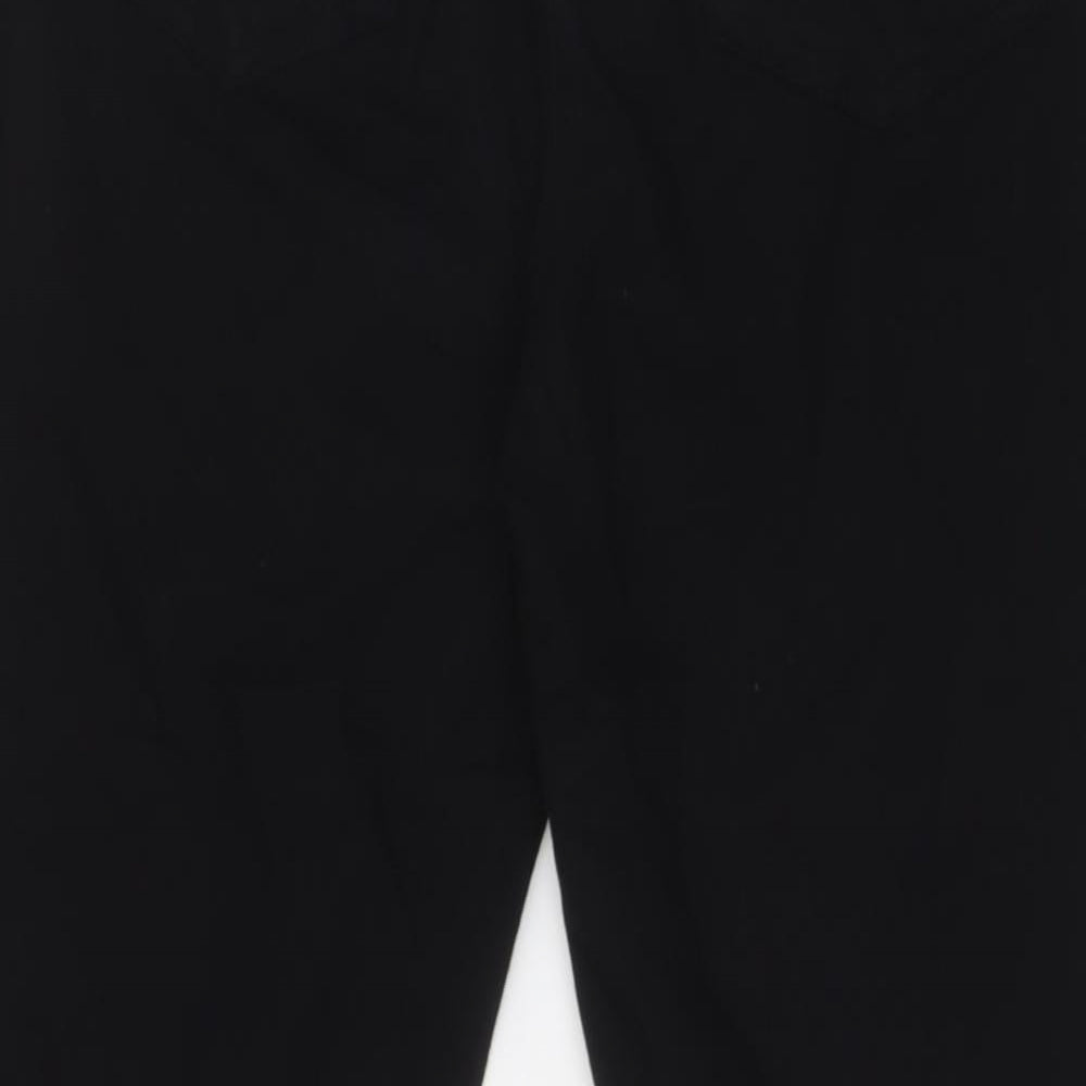 GARDEUR Mens Black Cotton Straight Jeans Size 36 in L31 in Regular Zip