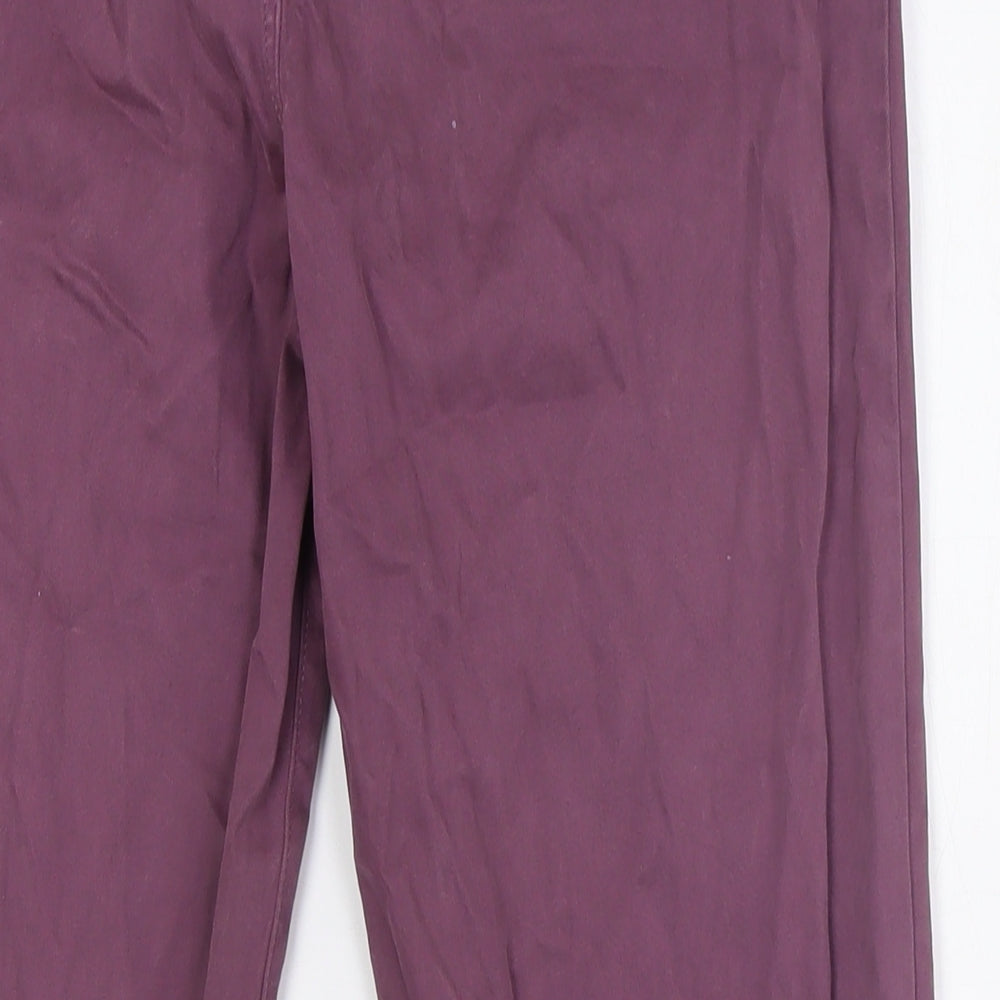 TU Womens Pink Cotton Mom Jeans Size 12 L27 in Regular Zip