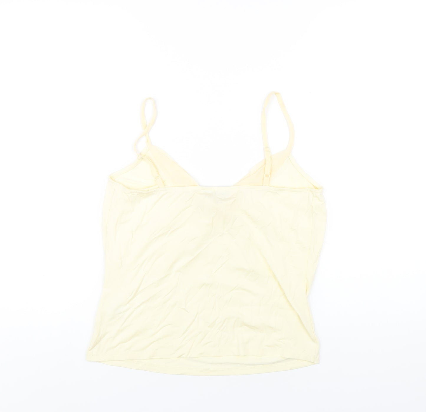 Coast Womens Ivory Modal Camisole T-Shirt Size 12 V-Neck