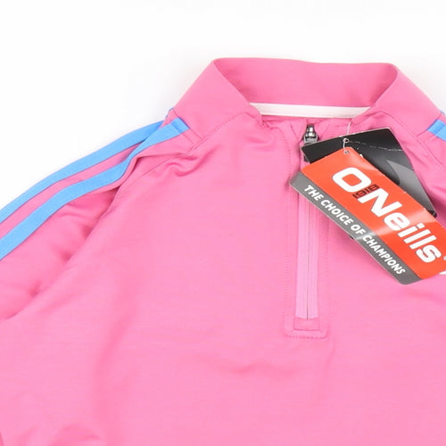 O'Neill Girls Pink Jacket Size 9-10 Years Zip