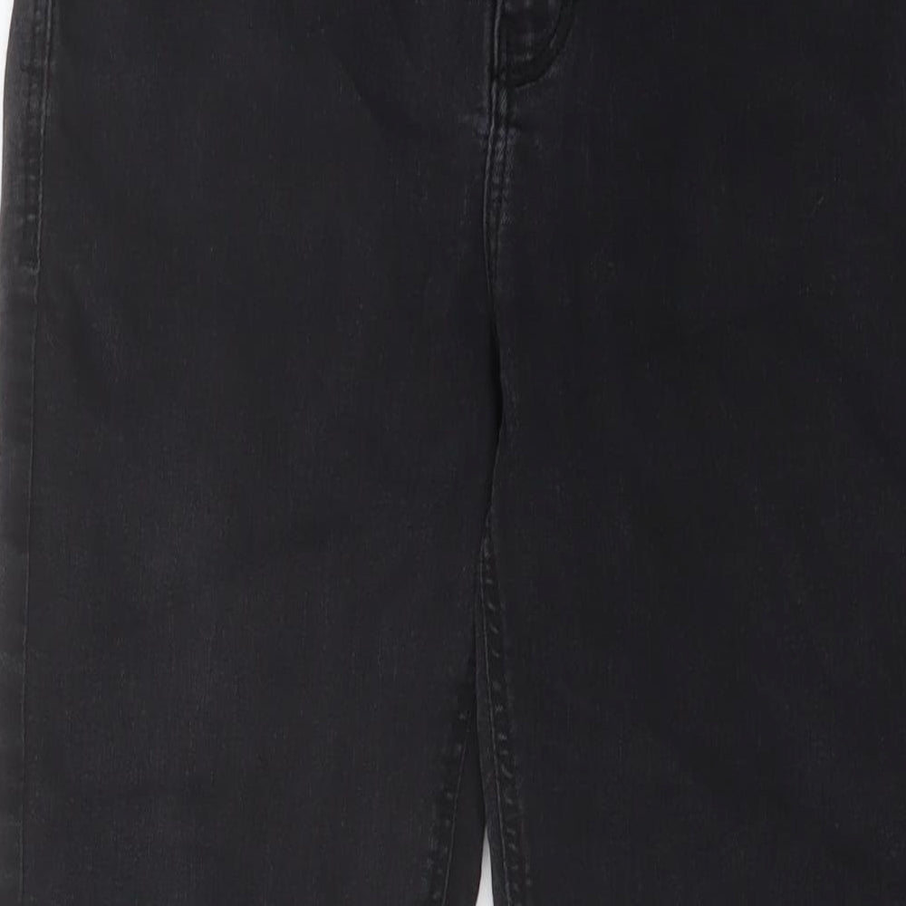 Bench Mens Black Cotton Skinny Jeans Size 30 in L32 in Regular Button