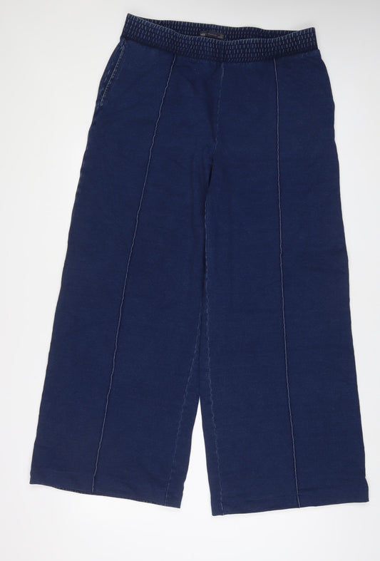 Marks and Spencer Womens Blue Cotton Jegging Jeans Size 16 L31 in Regular