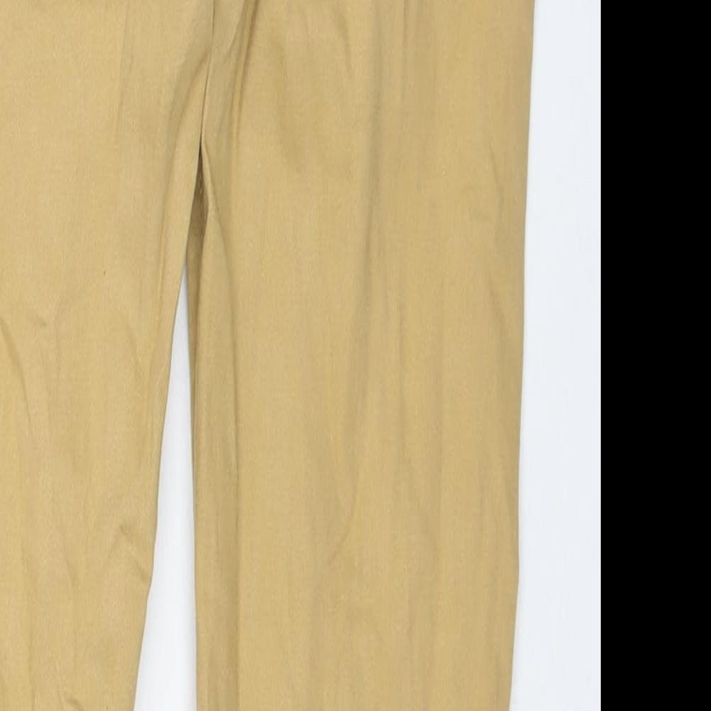 Uniqlo Mens Beige Cotton Skinny Jeans Size 30 in L34 in Regular Zip