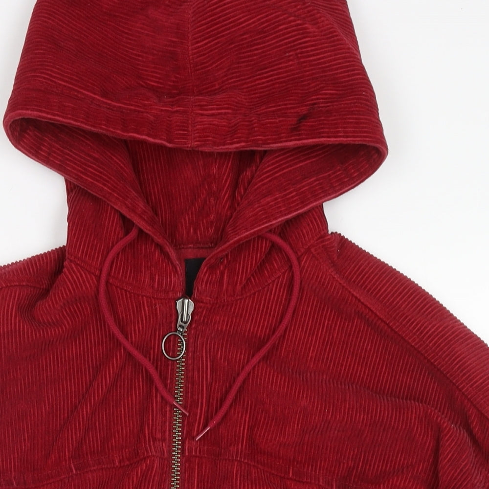 Urban Outfitters Womens Red Jacket Size S Zip