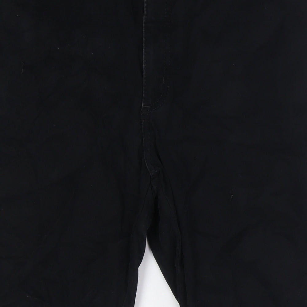 Wrangler Mens Black Cotton Straight Jeans Size 36 in L30 in Regular Zip