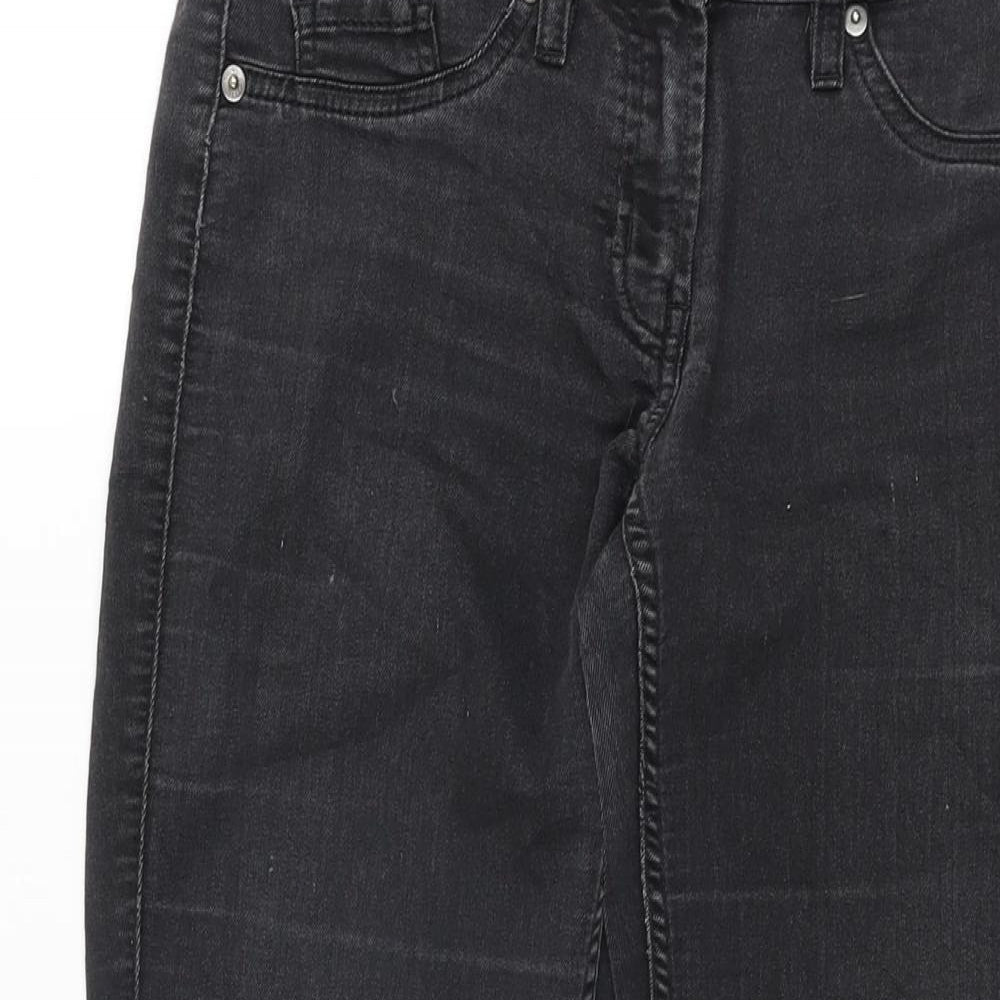 Great Plains Womens Black Cotton Skinny Jeans Size 8 L29 in Regular Zip