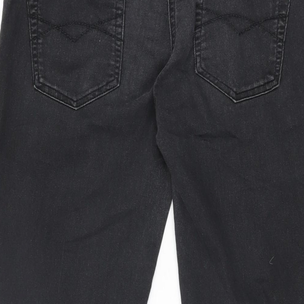 Great Plains Womens Black Cotton Skinny Jeans Size 8 L29 in Regular Zip