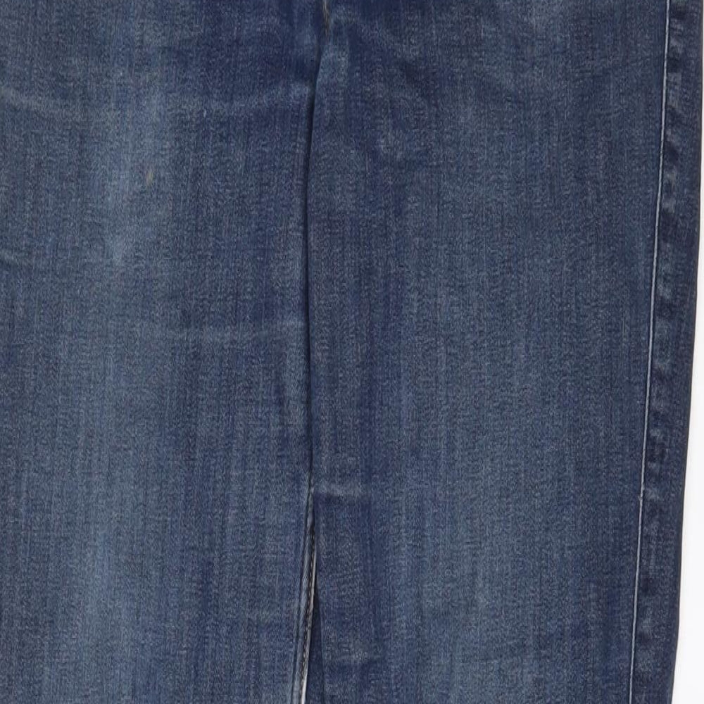 Lee Mens Blue Cotton Skinny Jeans Size 30 in L33 in Regular Zip - Long Leg