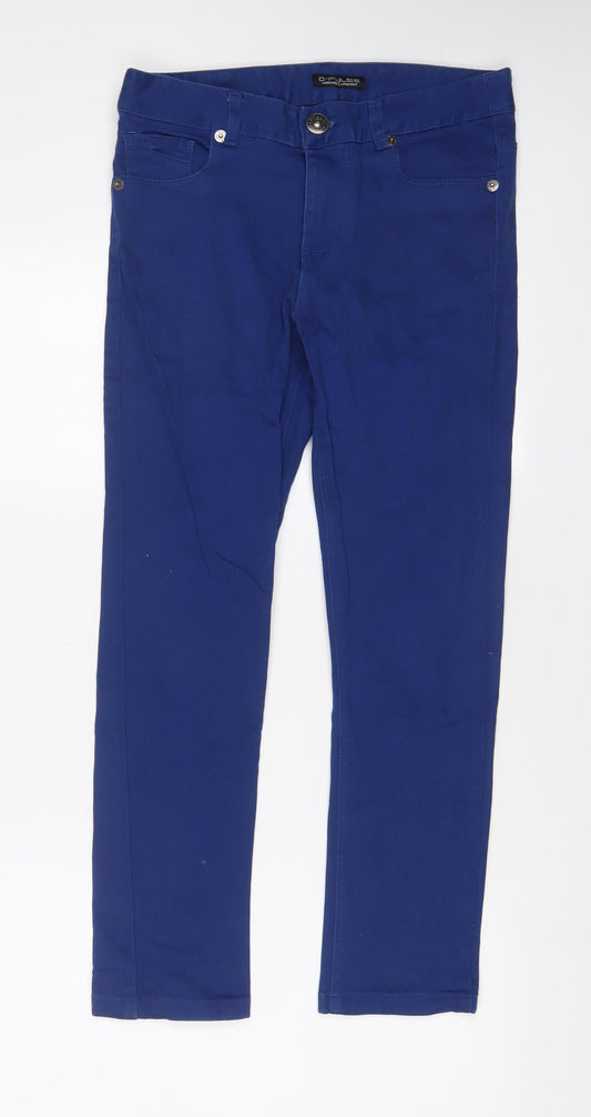 D.Pulse Womens Blue Cotton Skinny Jeans Size 28 in L26 in Regular Zip