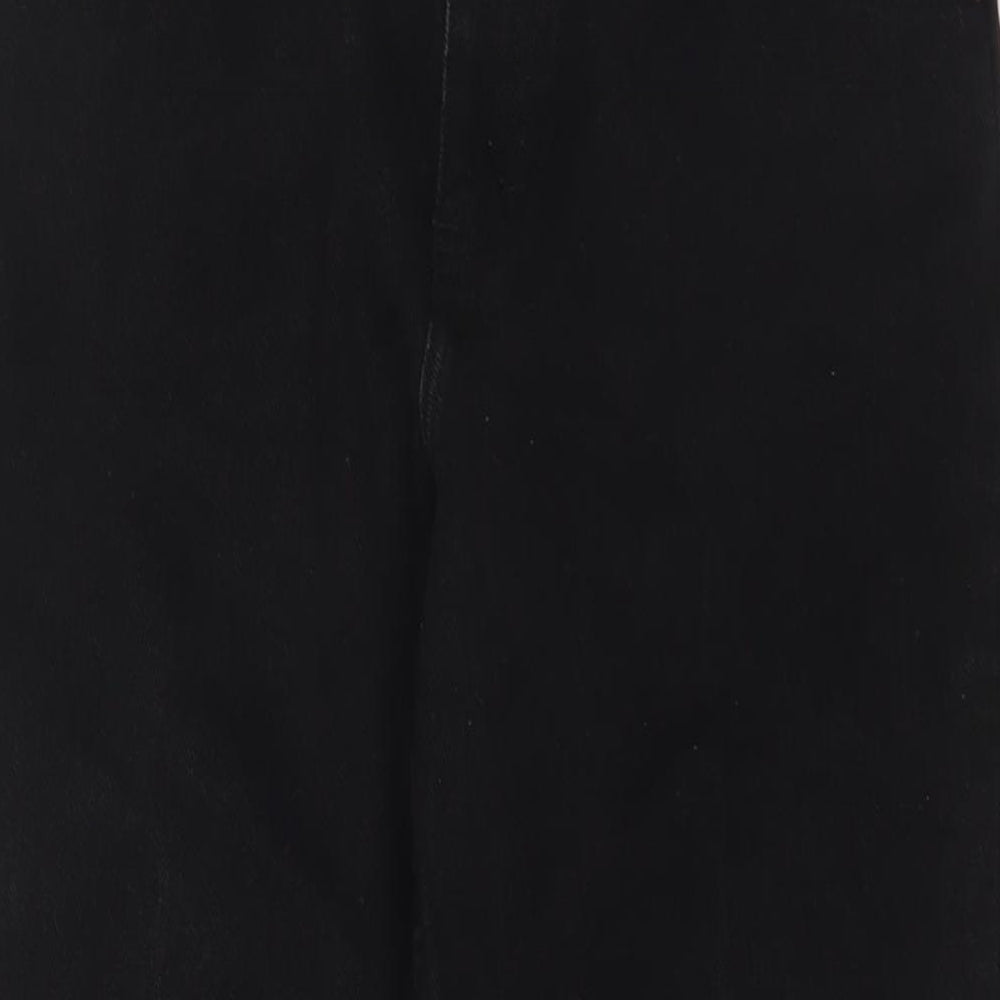 Woodys Mens Black Cotton Straight Jeans Size 30 in L30 in Regular Zip