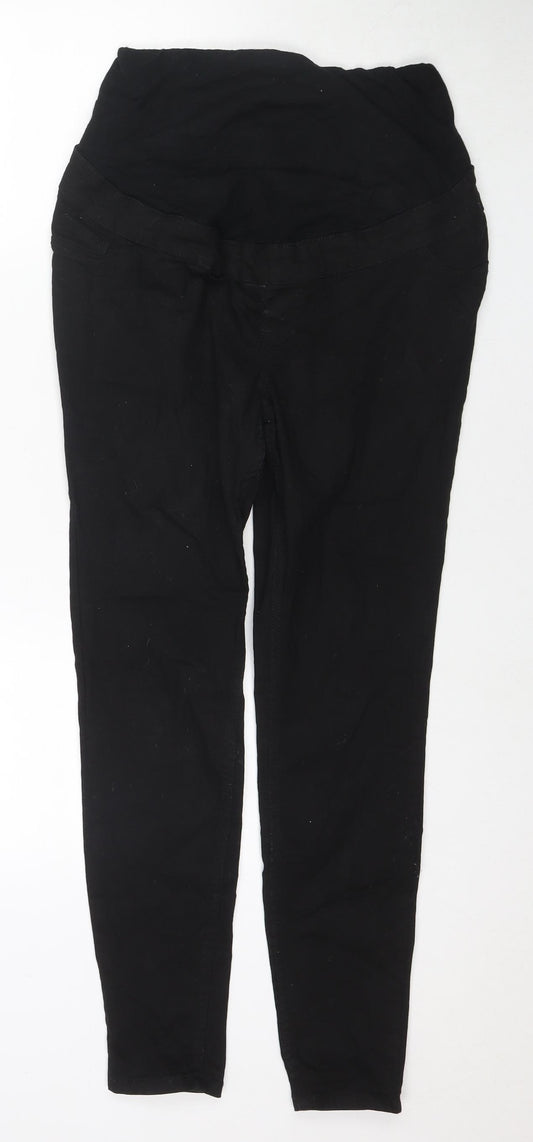 New Look Womens Black Cotton Skinny Jeans Size 10 L28 in Regular