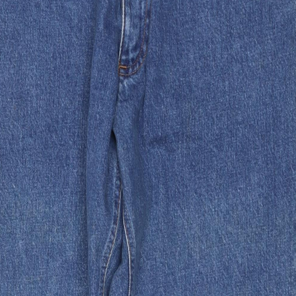 Marlboro Classics Mens Blue Cotton Straight Jeans Size 36 in L34 in Regular Zip