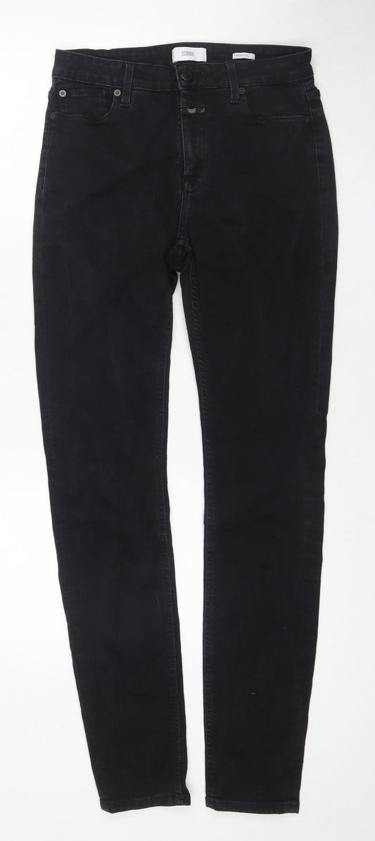 Closed Womens Black Cotton Skinny Jeans Size 29 in L31 in Regular Zip