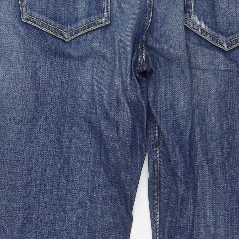 Diesel Mens Blue Cotton Straight Jeans Size 36 in L34 in Regular Button