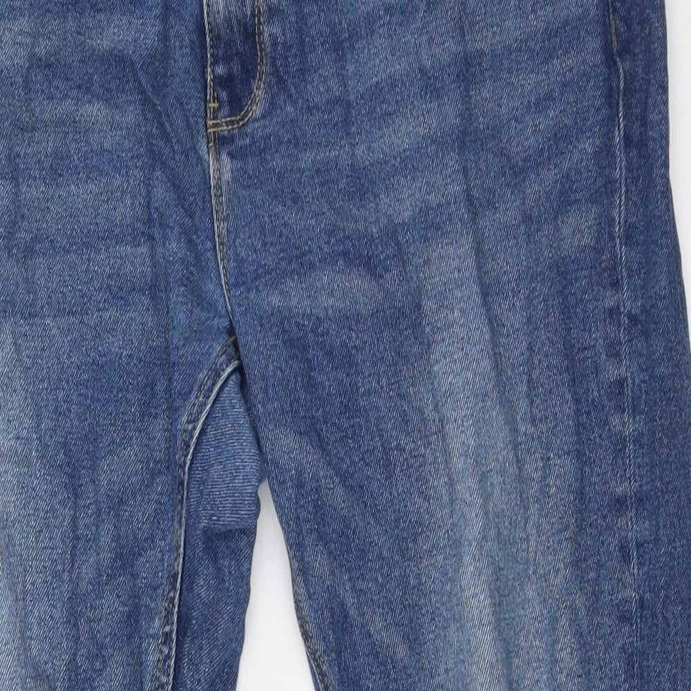 Arne Mens Blue Cotton Straight Jeans Size 36 in L31 in Regular Zip