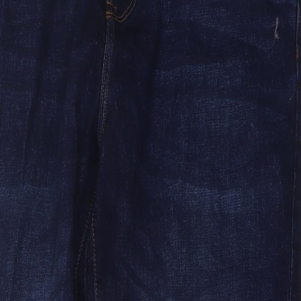 NEXT Mens Blue Cotton Straight Jeans Size 36 in L32 in Regular Button