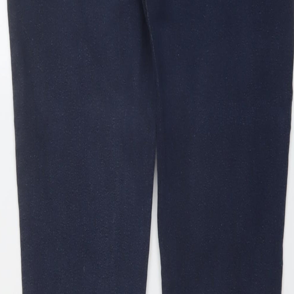 Marks and Spencer Womens Blue Cotton Jegging Jeans Size 10 L31 in Regular