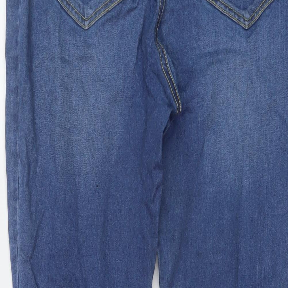 TU Womens Blue Cotton Jegging Jeans Size 10 L27 in Regular