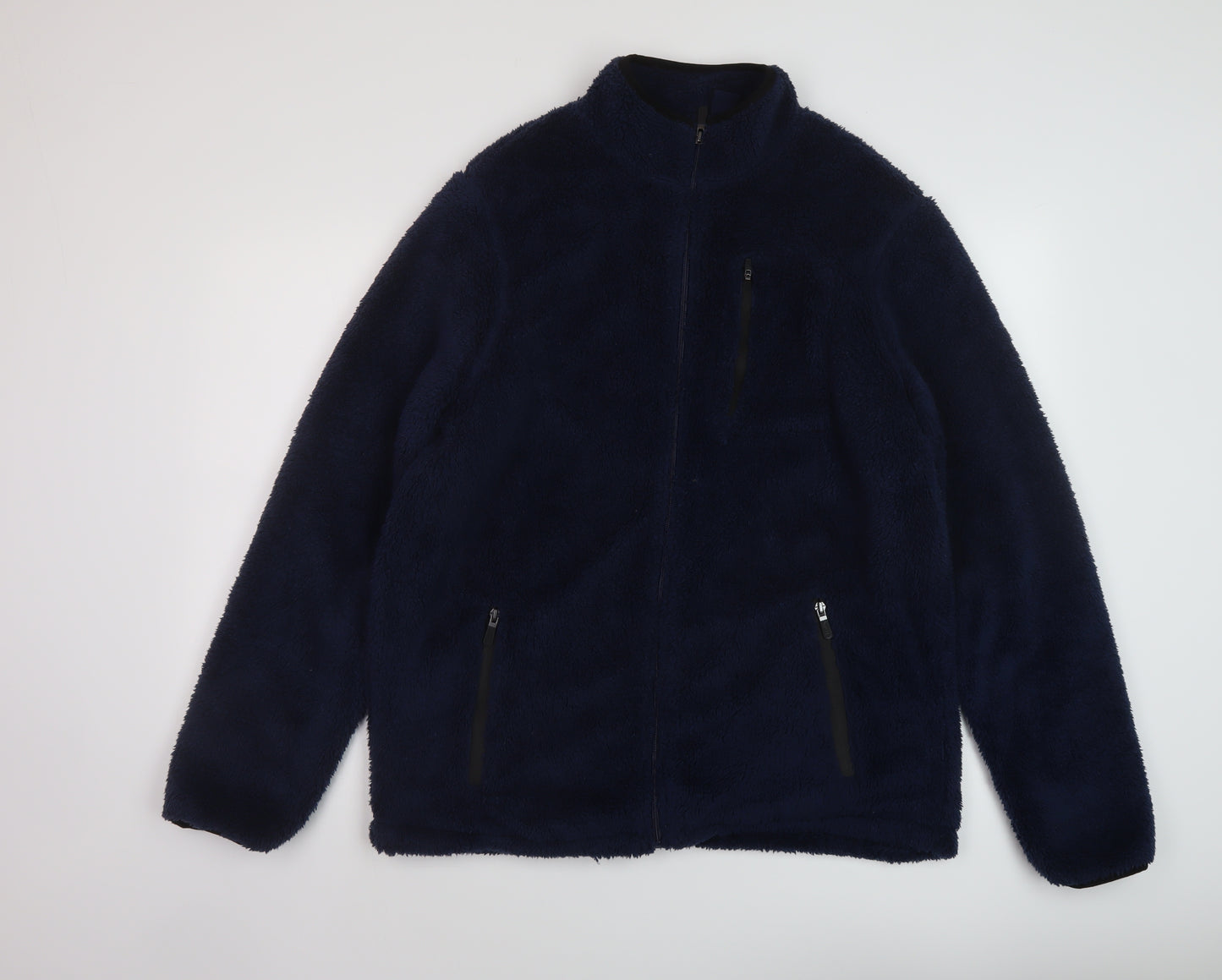 Chaps Mens Blue Jacket Size L Zip