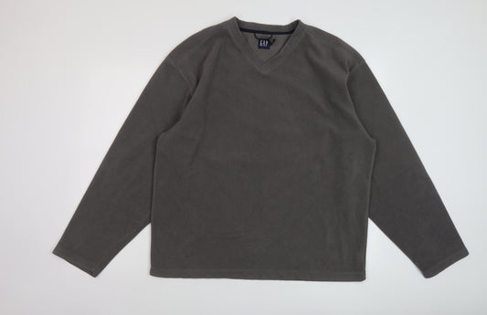 Gap Mens Grey Polyester Pullover Sweatshirt Size L