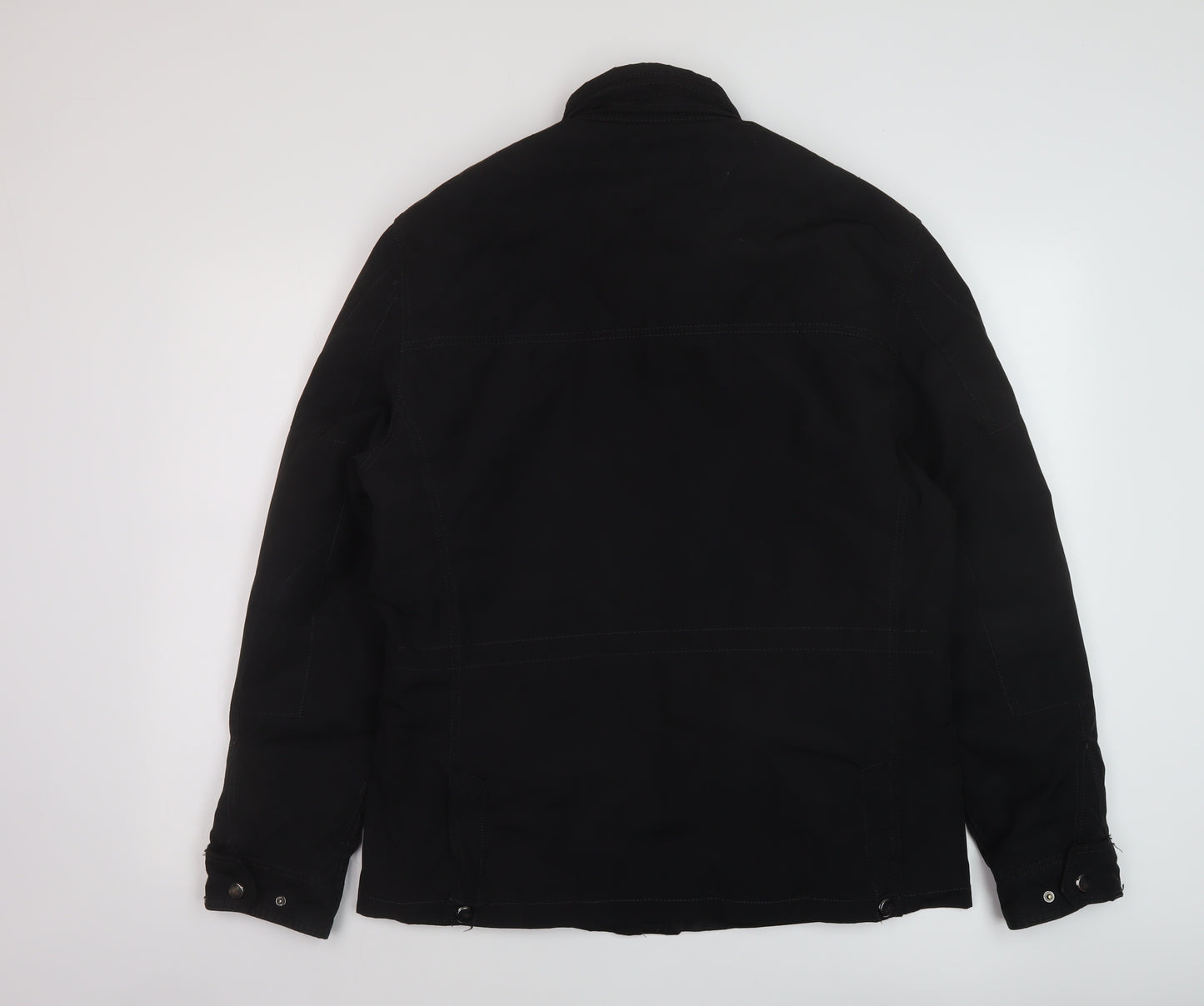 Zara Mens Black Jacket Size L Zip