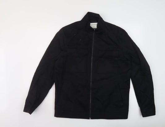 Autograph Mens Black Jacket Size M Zip