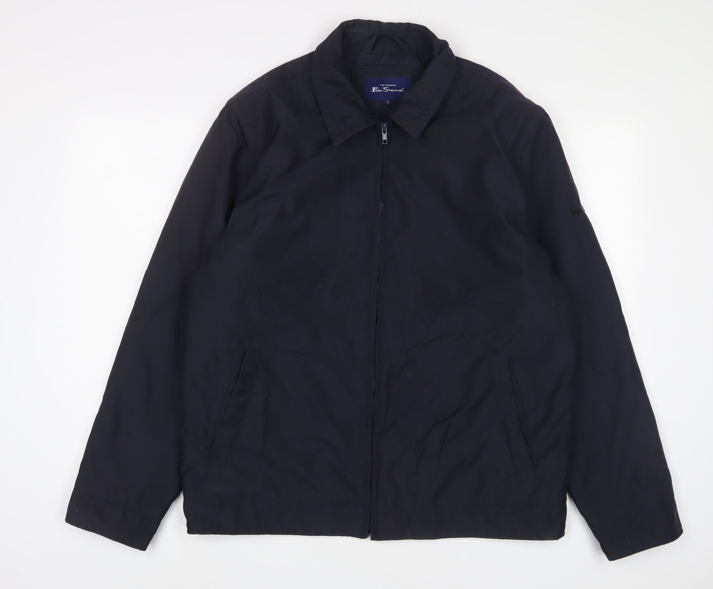 Ben Sherman Mens Blue Jacket Size L Zip