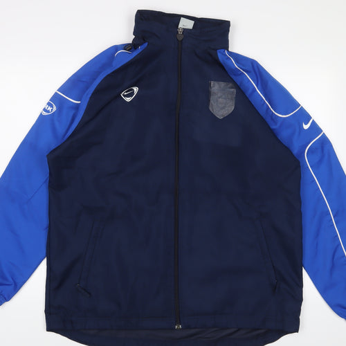 Nike Mens Blue Jacket Size L Zip - Arsenal FC