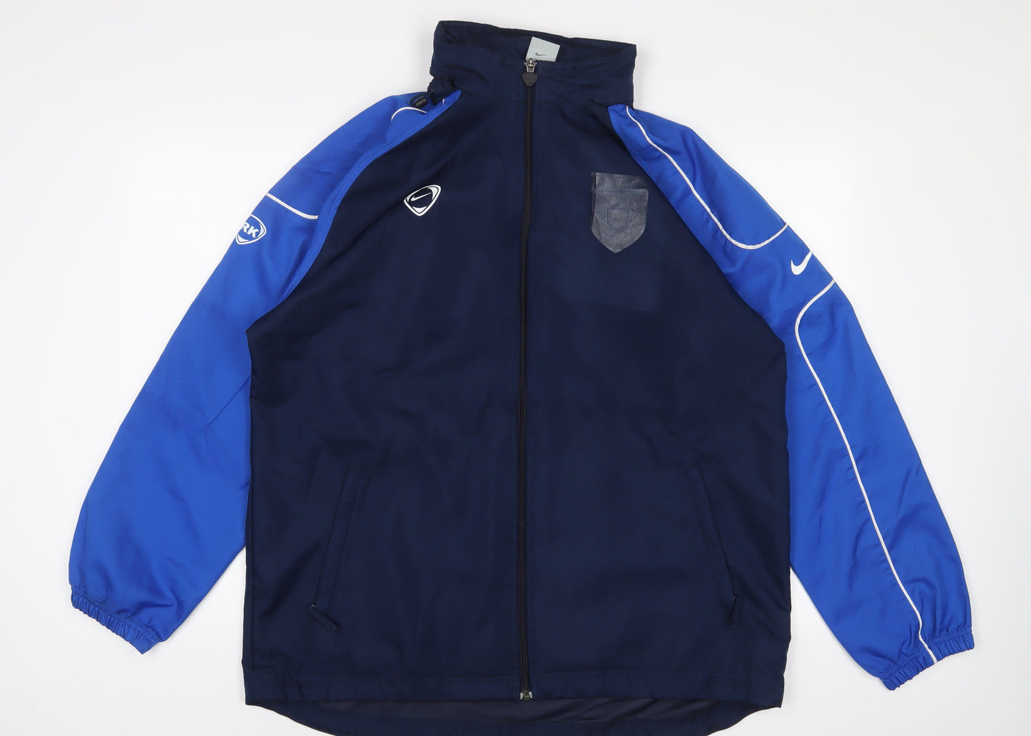 Nike Mens Blue Jacket Size L Zip - Arsenal FC