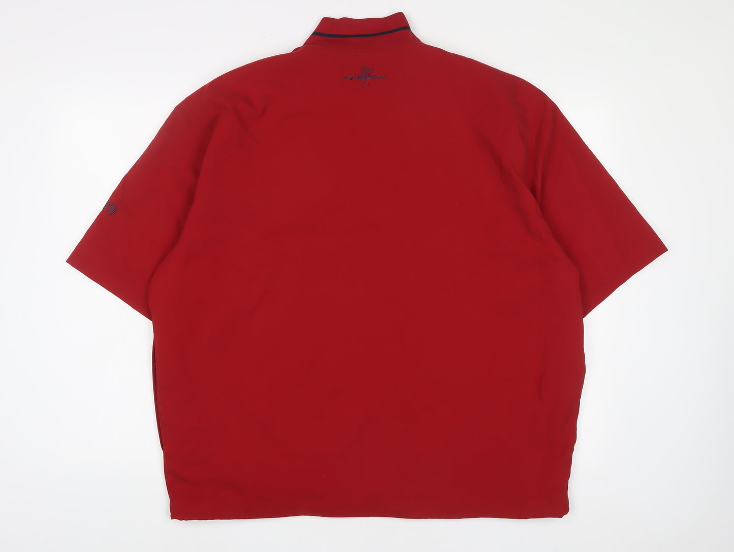 Ashworth Mens Red Polyester Pullover Sweatshirt Size M