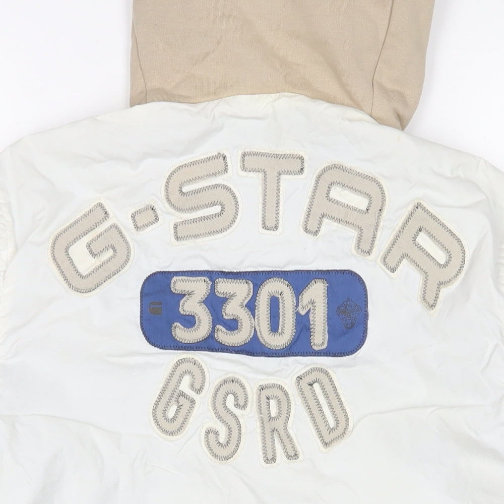 G-Star Mens Ivory Jacket Size L Zip