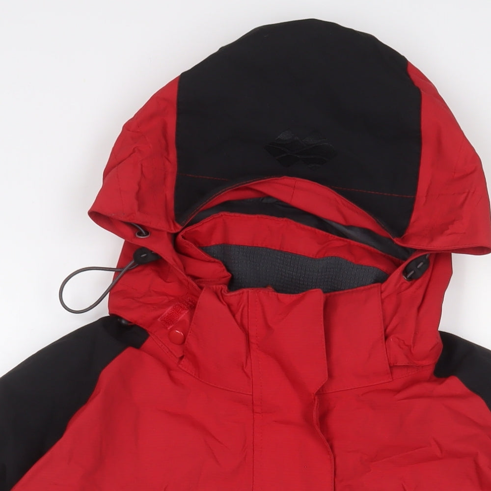 Dare 2B Womens Red Ski Jacket Coat Size 14 Zip - Zip Pockets