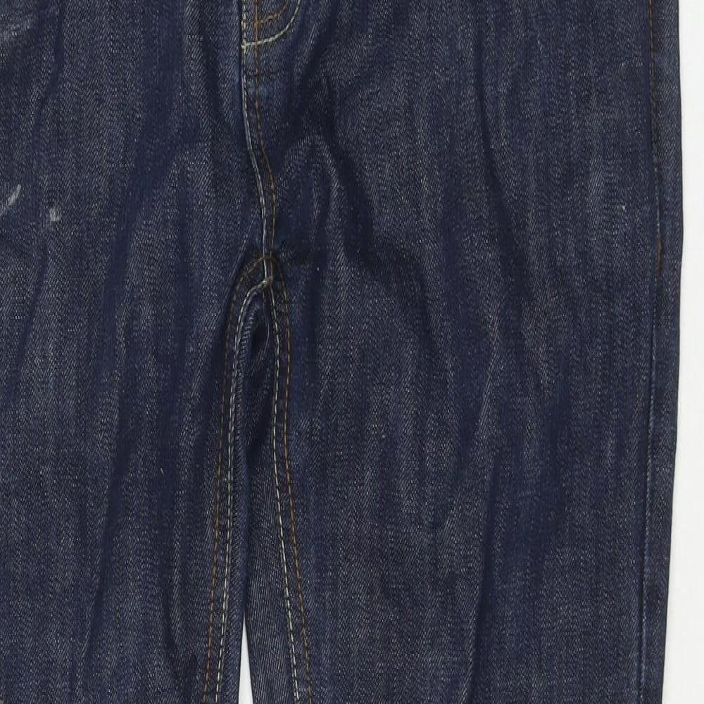 Denim & Co. Mens Blue Cotton Straight Jeans Size 36 in L30 in Regular Zip